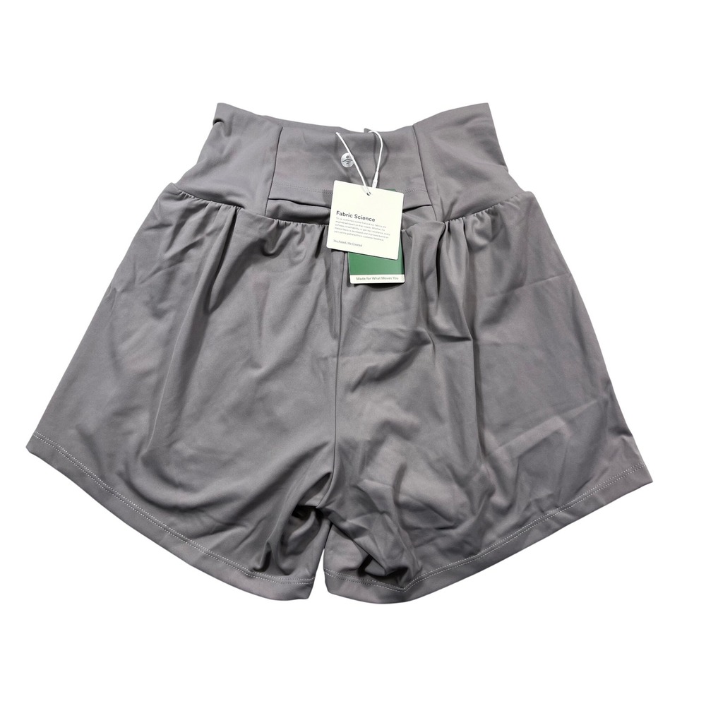 Halara‎ NWT Womens Gray Flowy Athletic Shorts Softlyzero Airy Lounge Activewear